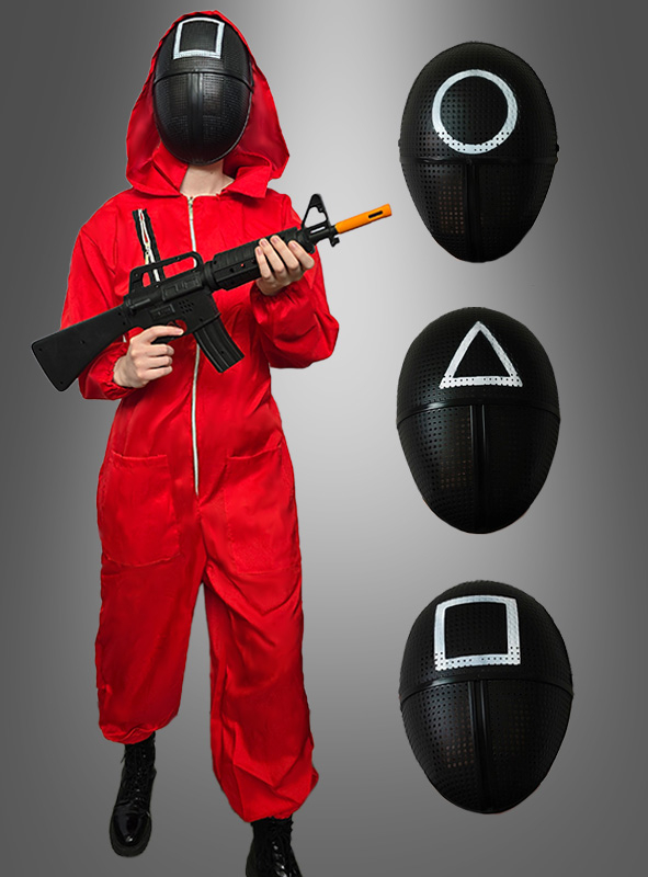 Red Jumpsuit with Hood