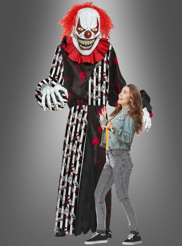 Gigantischer Horrorclown Kostüm oder Deko ca. 240 cm