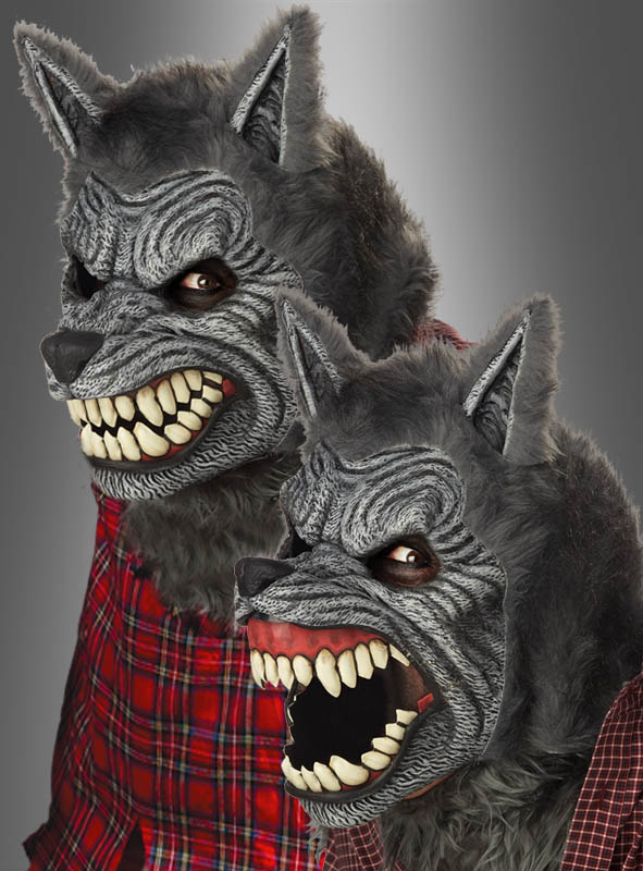 Werewolf Ani-Motion Mask grey