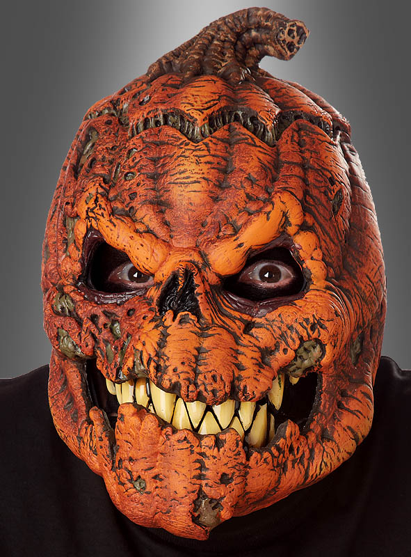 Horror Kürbis Maske Halloweenmaske Faschingsmaske Halloween Gruselmaske Pumpkin 