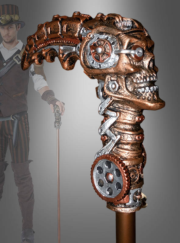 Gehstock Steampunk Alien