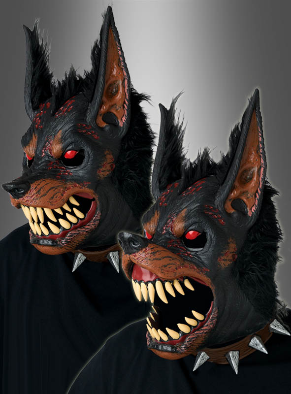 Höllenhund Ani-Motion Maske