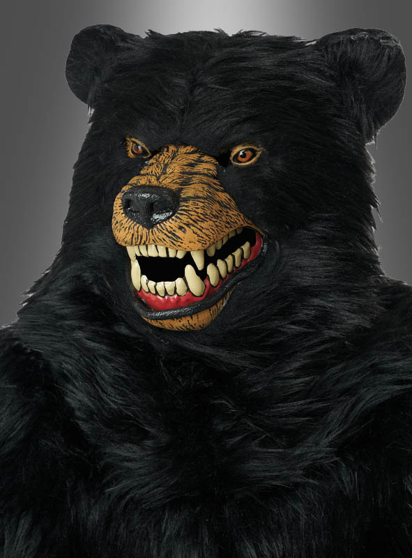 Black Bear Mask Ani Motion Adult