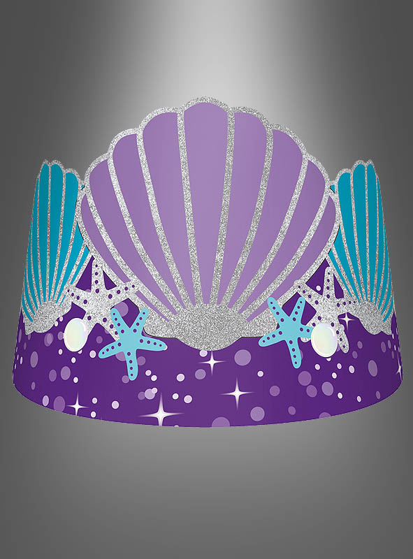 Firlefantastisch Meerjungfrau-Krone zum Anmalen 8 Stück