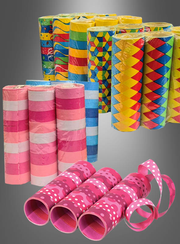 Party Air Streamers colorful Pack of 3