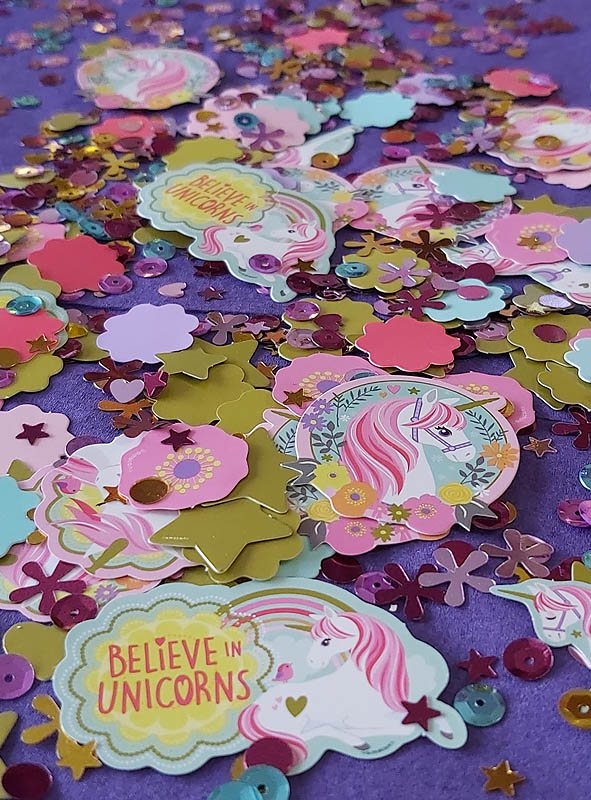 Unicorn Confetti Mix Table Decoration