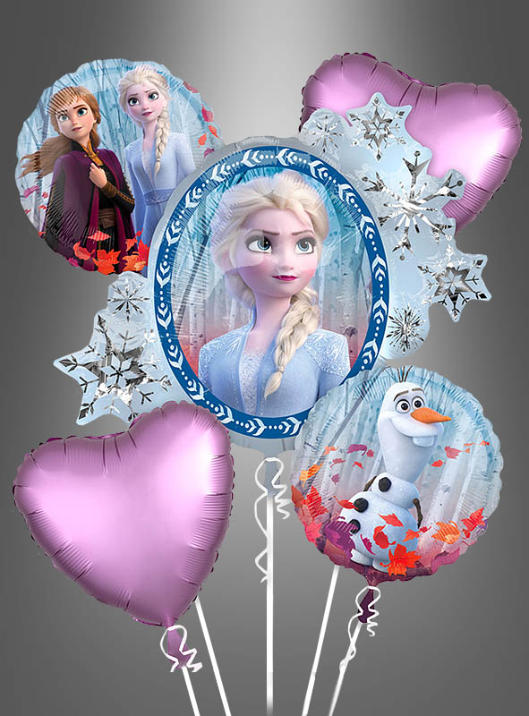 Elsa Folienballons Strauß Eiskönigin