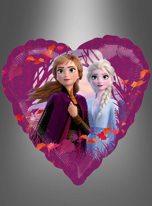 Frozen Foil Balloon Heart 43 cm