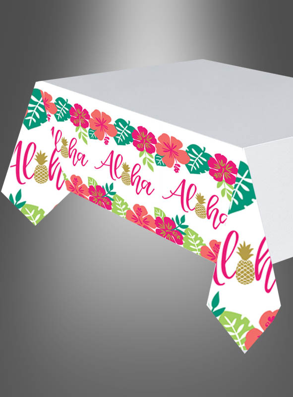 Papier Tischdecke Aloha Hawaii 137x259cm