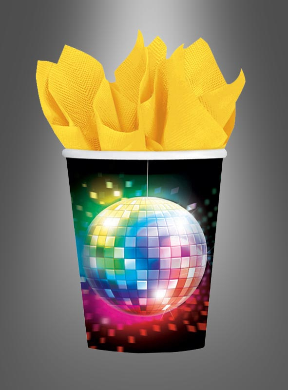 Disco Fever paper cups 8 pcs.
