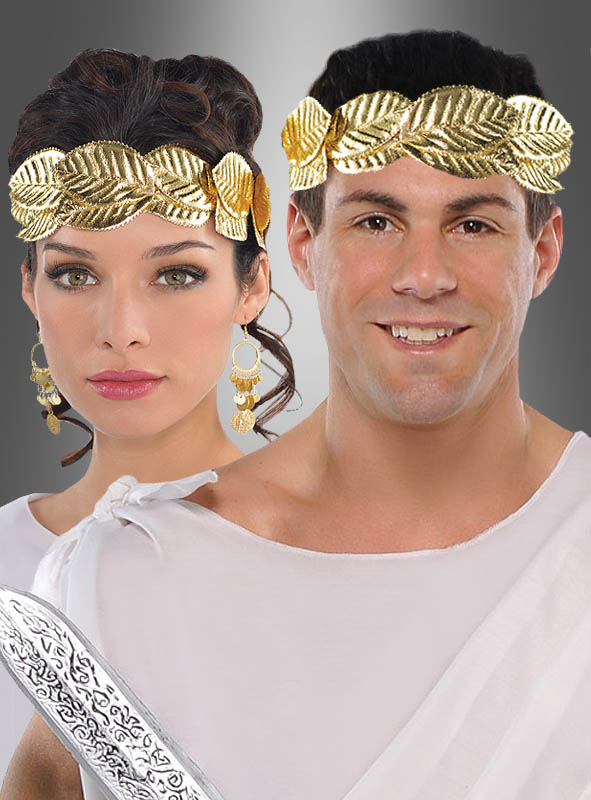 Golden Laurel Wreath Head Band