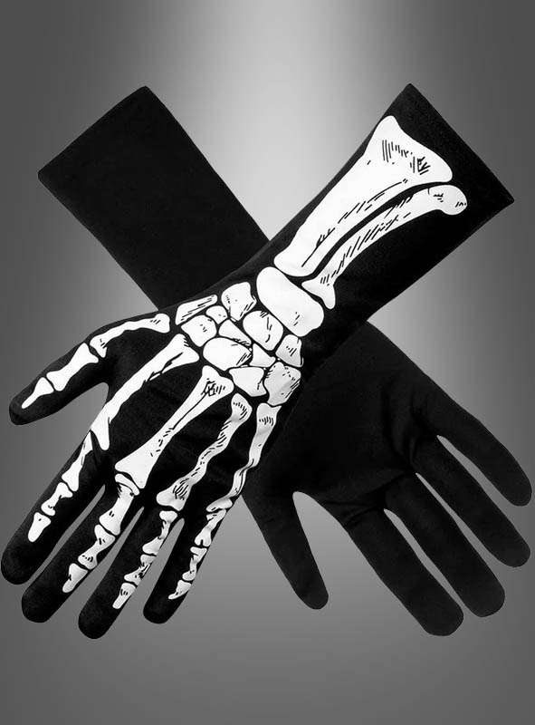 Black halloween gloves deals