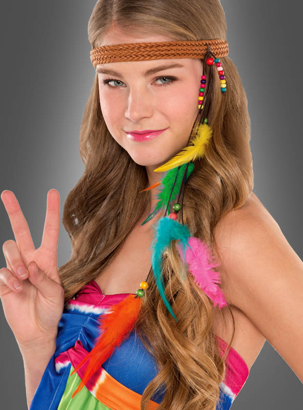 Hippie Headband with Feathers