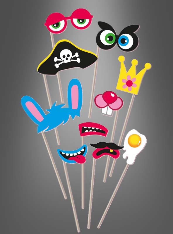Funny photo box accessory set