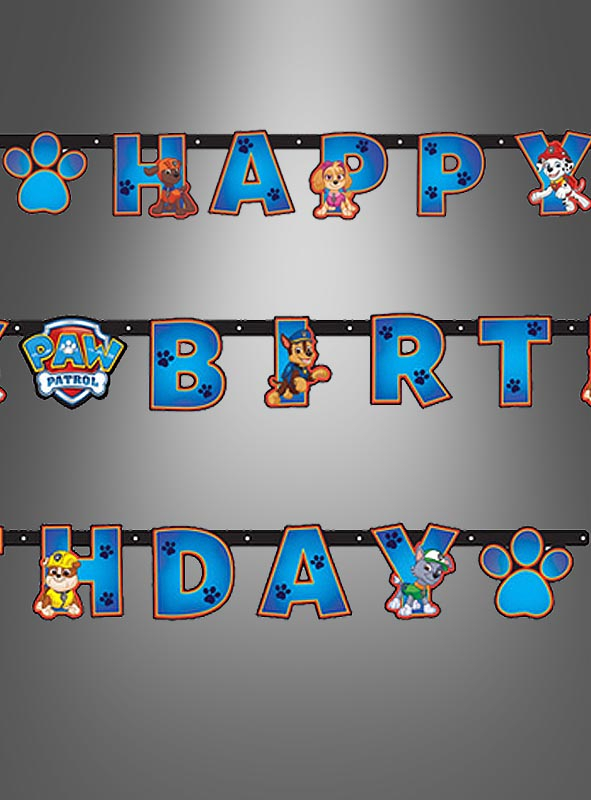 Paw Patrol Birthday Banner 180 cm