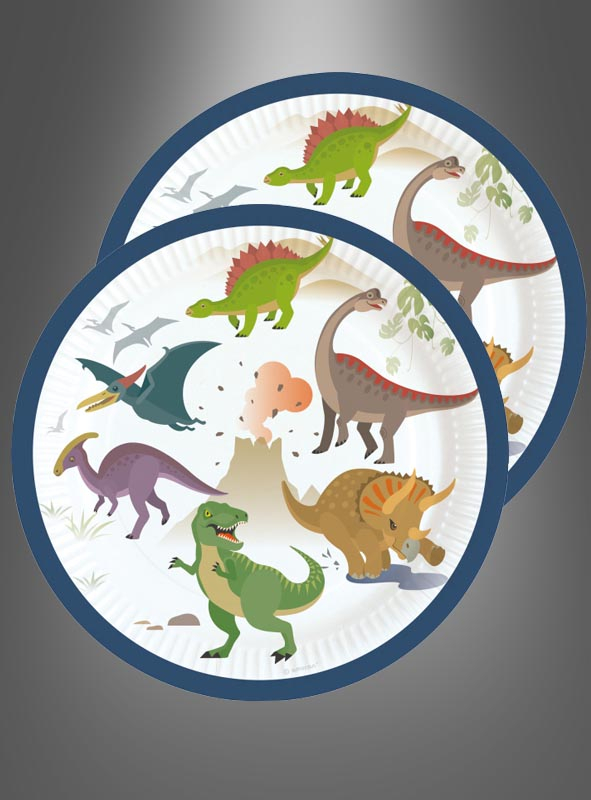 Dino Paper Plate 8 pcs.