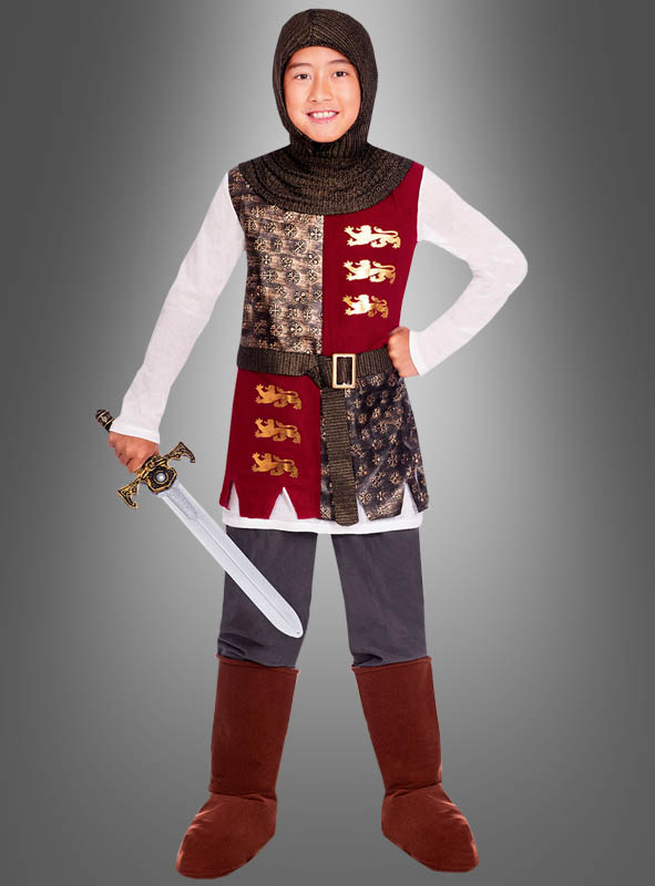 Mittelalterlicher Ritter Galahad mit Schwert