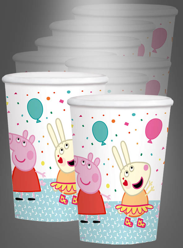 8 Cups Peppa Pig 250 ml