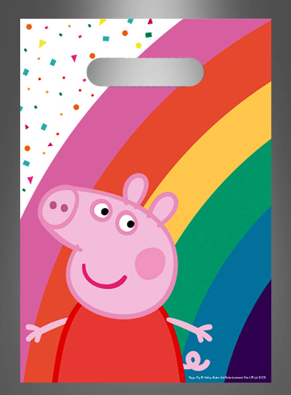 8 x Peppa Pig Paper Loot Bags