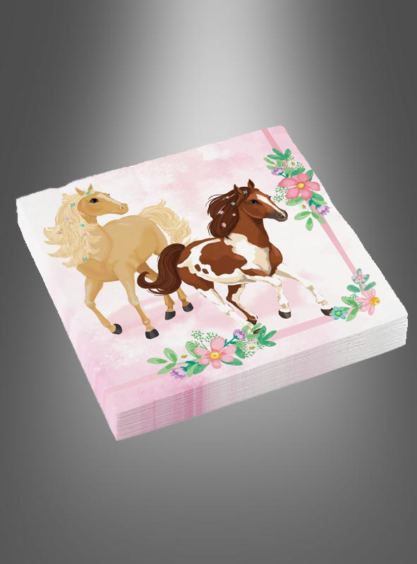 Horses Napkins Table Decoration 33 cm