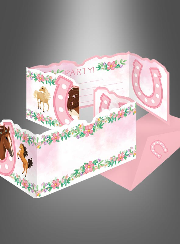 Invitation Cards with Horse Motif