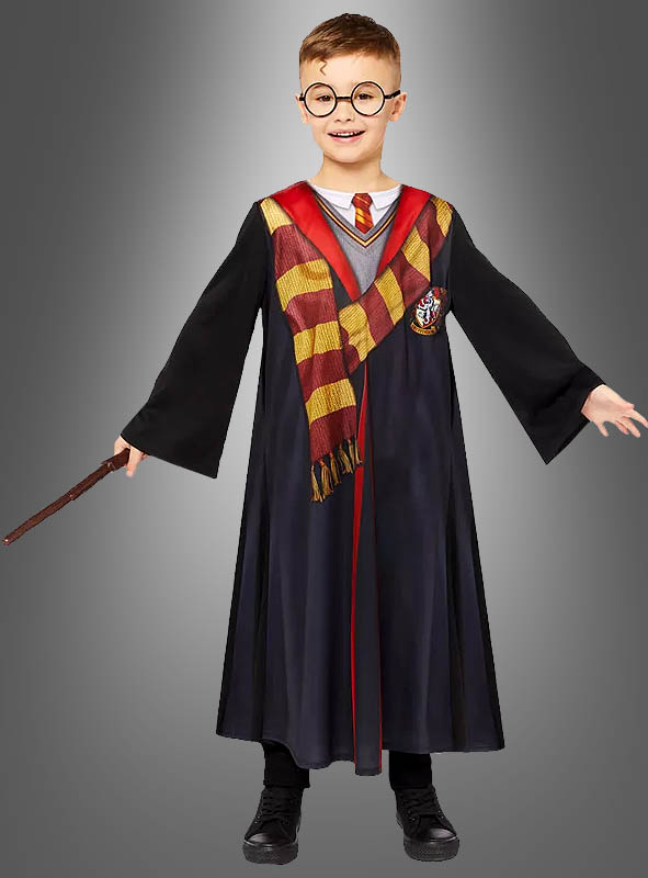 Harry Potter Gryffindor Kinder Kostüm Verkleidung Umhang Zauberstab Brille 11-12 
