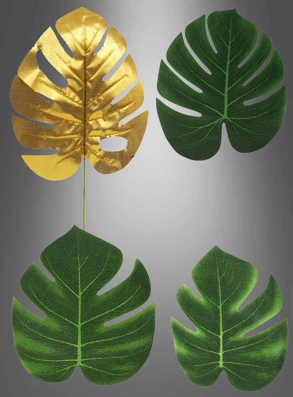 Faux Palm Leaves Table Decoration