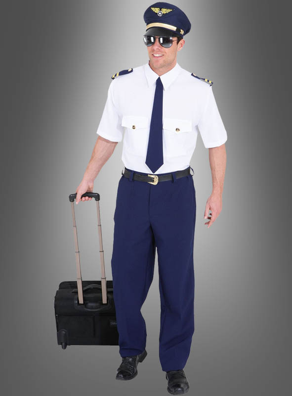Piloten Kostüm mit Krawatte