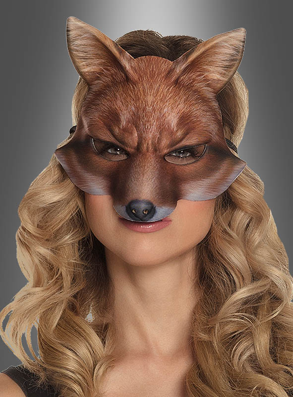Fox Fabric Half Mask