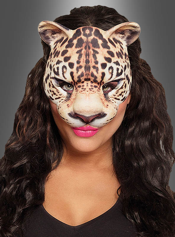 Leopard Fabric Half Mask