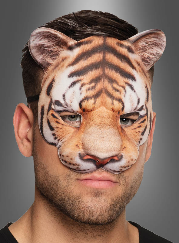 Tiger Fabric Half Mask
