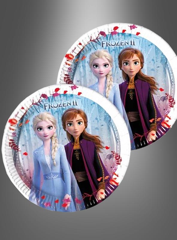 8 Pappteller Frozen II 20 cm