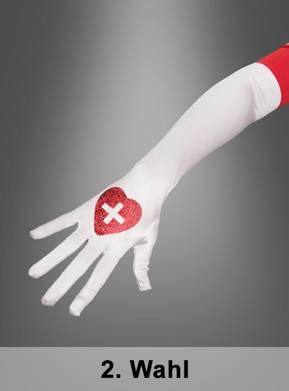 2.Wahl Glitzer Krankenschwester Handschuhe