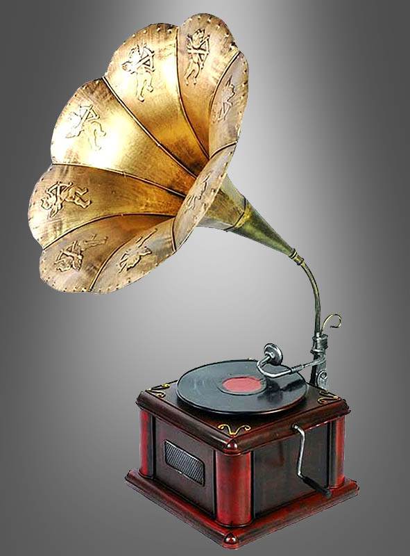 Nostalgie Deko Gramophone 20er Jahre 