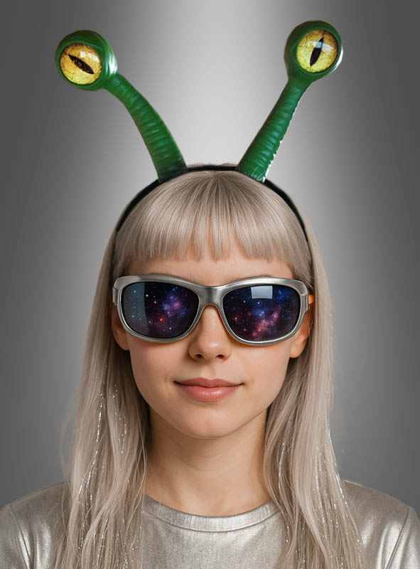 Alien Antennae Headband green 