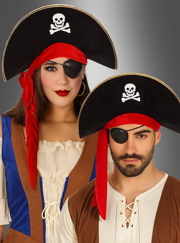 Velvet Pirate Hat Adult 