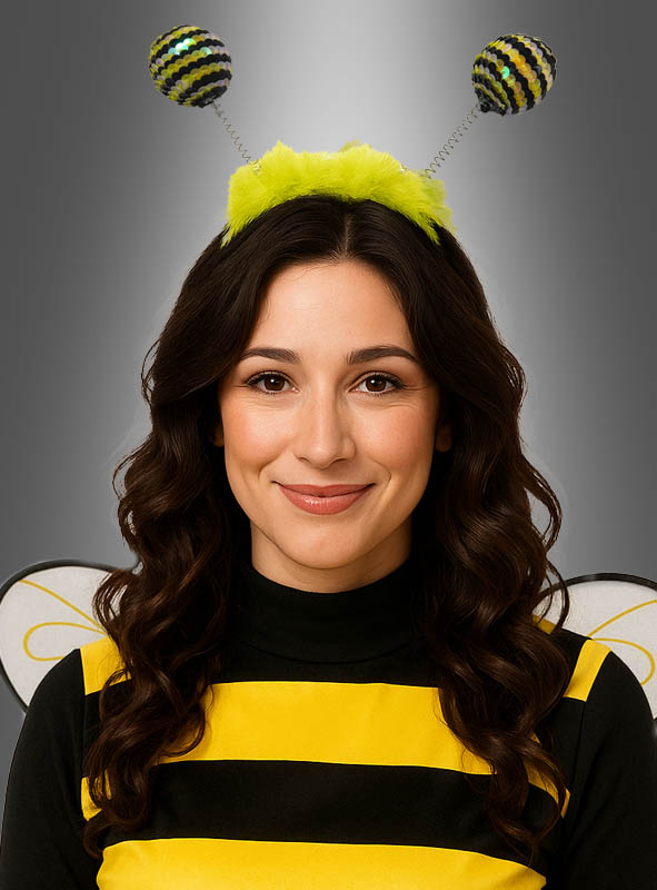 Honey Bee Headpiece with Glitter 