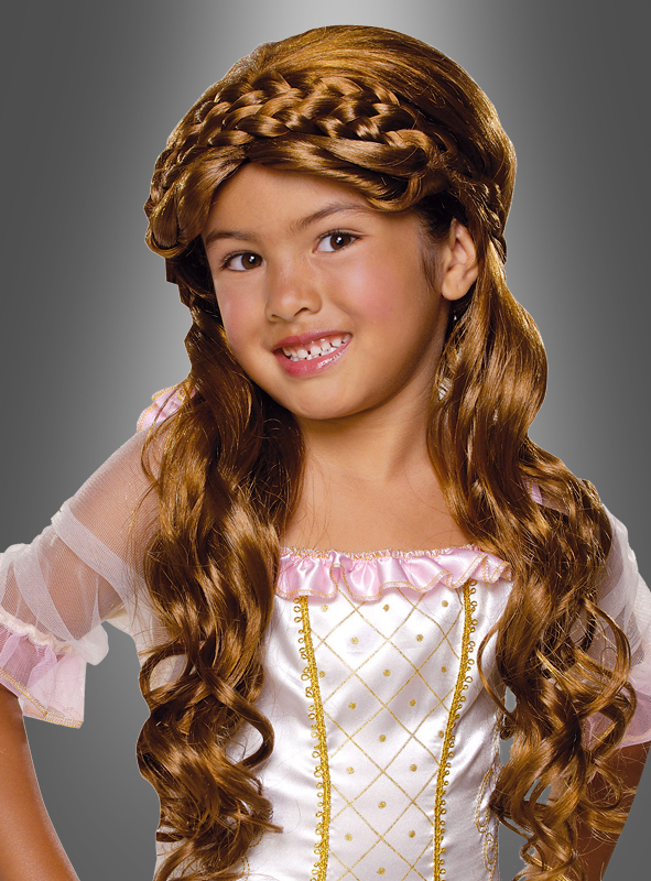 Child Enchanted Princess Wig Brown » Kostümpalast.de