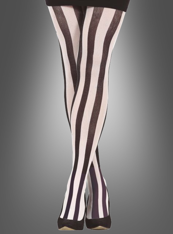 Opaque harlequin Tights black an white 