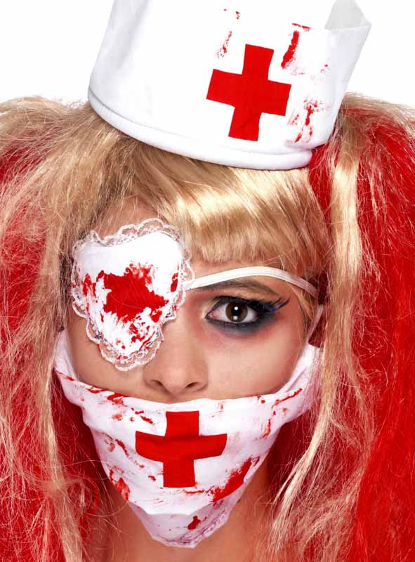 Blutige Krankenschwester Kostümset  Blutige Krankenschwester Kostümset