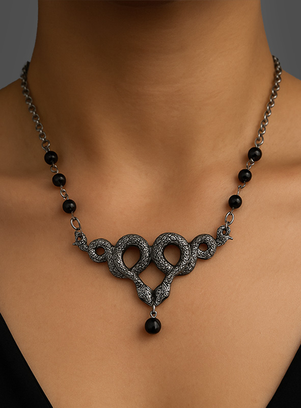 Schlangenkette silber 