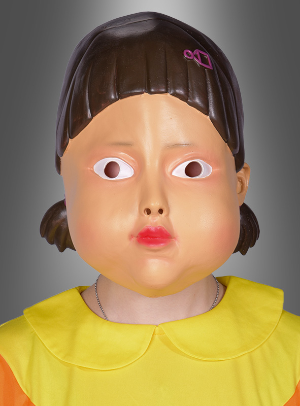 Game Puppe Maske koreanisches Mädchen 