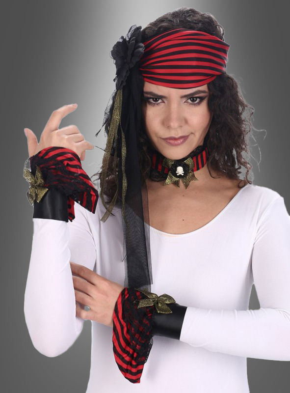 Piratin Accessoire Set gestreift 