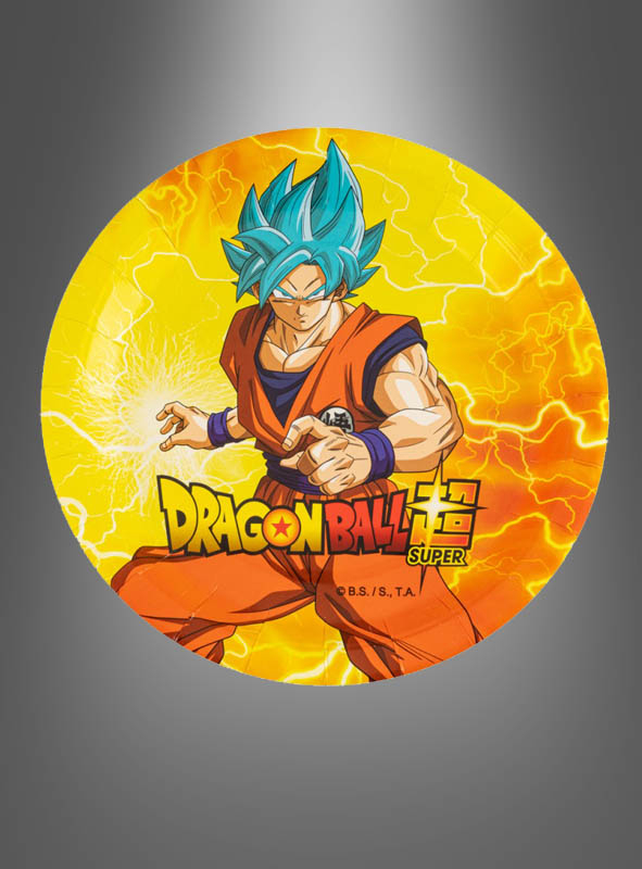 8 pcs. Dragon Ball Paper Plate 23cm 