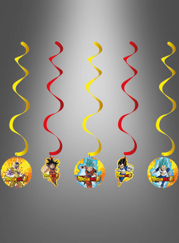 Dragon Ball Deko Swirls 5 Stück 