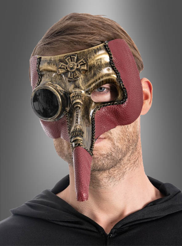 Steampunk Pestdoktor Maske 