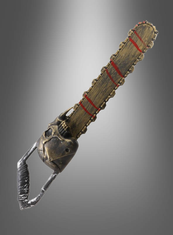 Skull Chainsaw Halloween Deco 50cm 