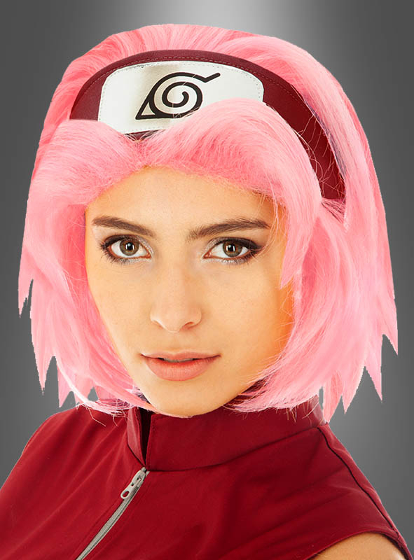 Sakura Perücke rosa Erwachsene 