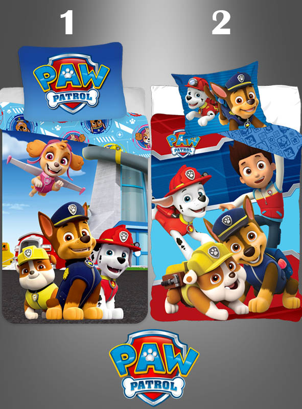 Bettwäsche Kinder Paw Patrol 140x200cm 
