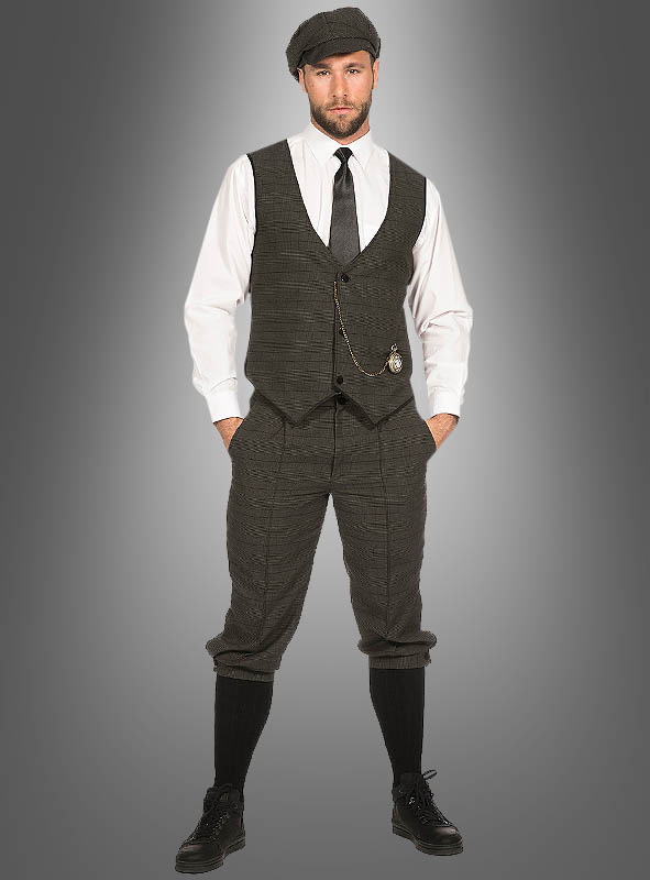 20s Costume Arthur with Flat Cap 